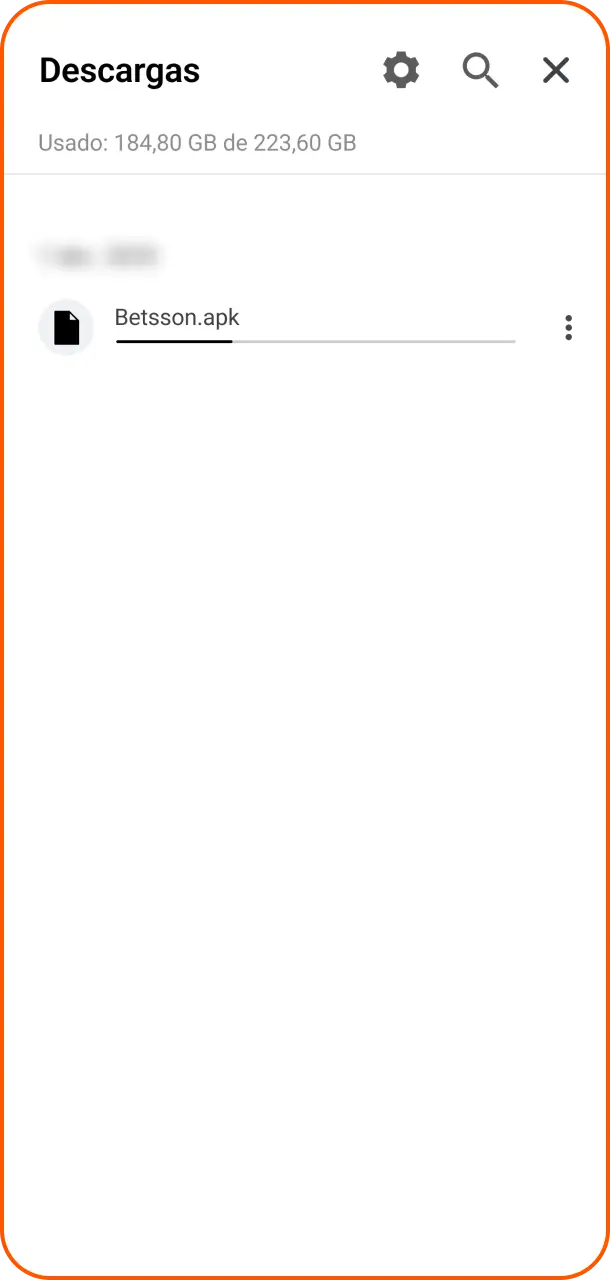 Instalar la aplicación de Betsson Perú para comenzar a apostar en Android.