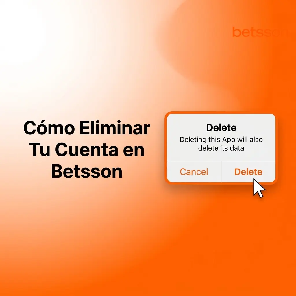 Cómo eliminar cuenta en Betsson
