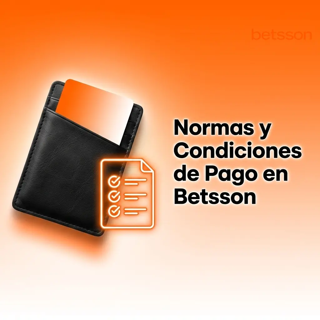 Normas y condiciones de pago en Betsson Perú