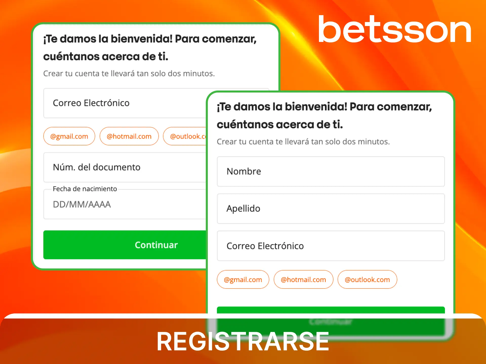 Regístrate en Betsson Perú siguiendo estos sencillos pasos y crea tu cuenta hoy mismo.