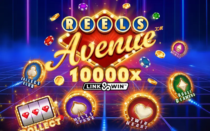 Gana increíbles premios con la función especial de Reels Avenue Link and Win en Betsson Perú.